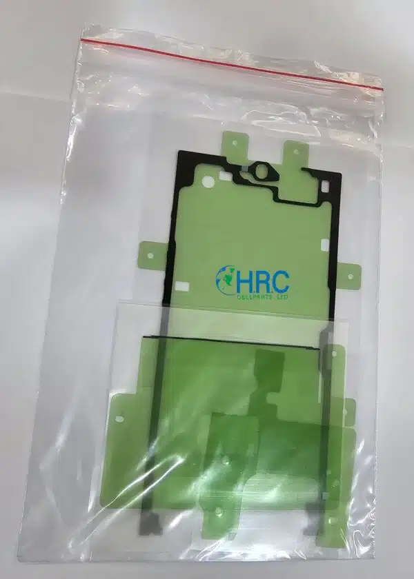 ⁦סט מדבקות סמסונג מקורי להרכבת מסך Samsung S23 Ultra - S918⁩ – תמונה ⁦2⁩