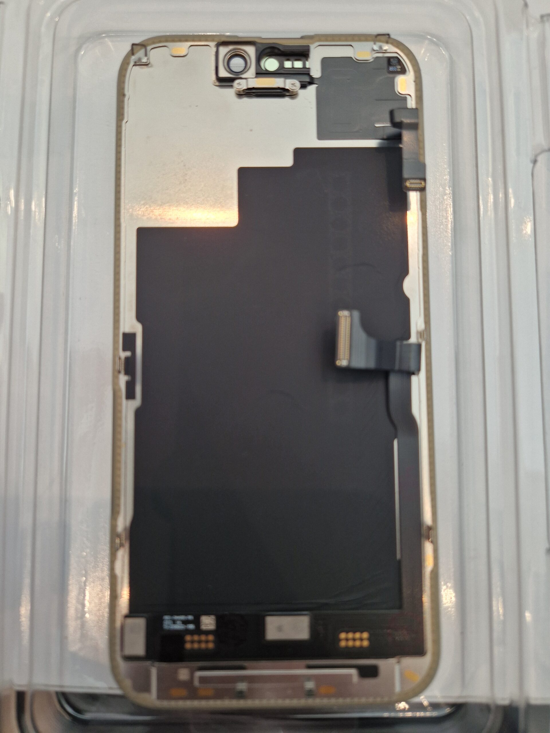 IPHONE 15 PRO מכלול תצוגה מפירוק עם חיישן תואם (מתאקטב)