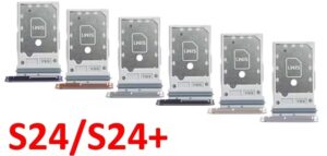 ⁦מגירת סים חלופית למכשיר סמסונג Samsung Galaxy S24 / S24 + - S921/S926⁩ – תמונה ⁦2⁩