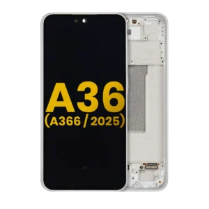 ⁦מכלול תצוגה (מסך) מקורי עם מסגרת סמסונג GALAXY A36 – A366⁩ – תמונה ⁦4⁩